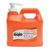 Gojo 0958-04 Natural Orange Pumice Hand Cleaner Soap - 1/2 Gallon